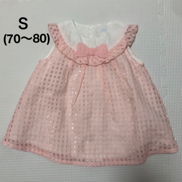 BeBe(ベベ)のベベルダクティオン　bebe reduction　S(70〜80)　ワンピース　 キッズ/ベビー/マタニティのベビー服(~85cm)(ワンピース)の商品写真