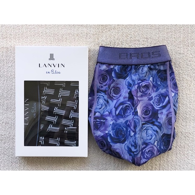 LANVIN en Bleu＆BROS ボクサーパンツ Ｍサイズ 2枚セット