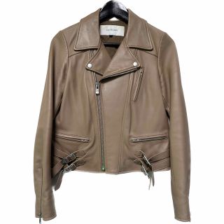 ルシェルブルー ライダースジャケット(レディース)(ベージュ系)の