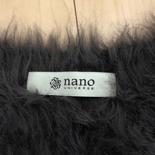 nano・universe(ナノユニバース)の【nano UNIVERSE】長袖/ファーニット/フリーサイズ/ダークグレー レディースのトップス(ニット/セーター)の商品写真