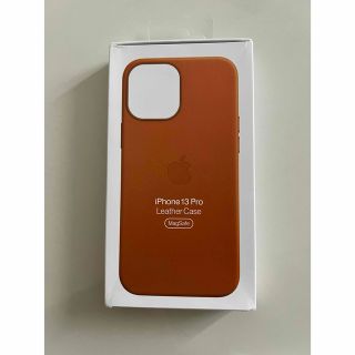 アップル(Apple)の【新品未使用】iPhone case 13pro/ブラック/ブラウン(iPhoneケース)