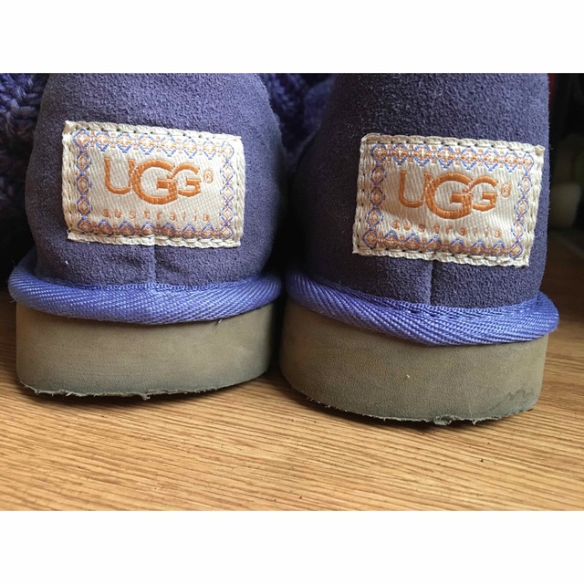 UGG(アグ)のニットブーツ　ブルー レディースの靴/シューズ(ブーツ)の商品写真