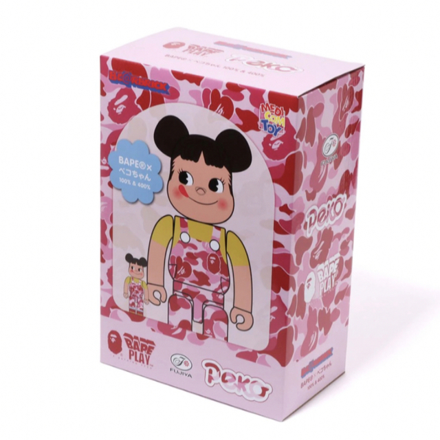 新品 BE@RBRICK BAPE×ペコちゃん ベアブリック 1000% ピンク