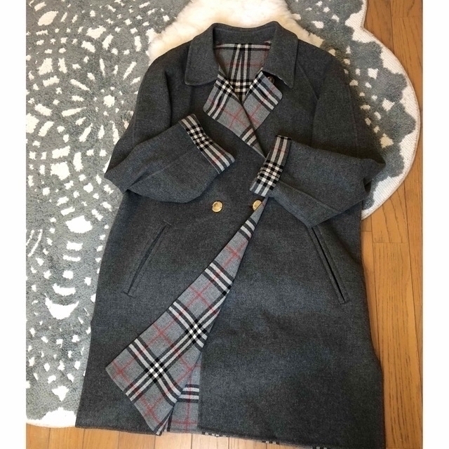 BURBERRY - 超美品本物バーバリーズBurberrys上質ウールコート♫超