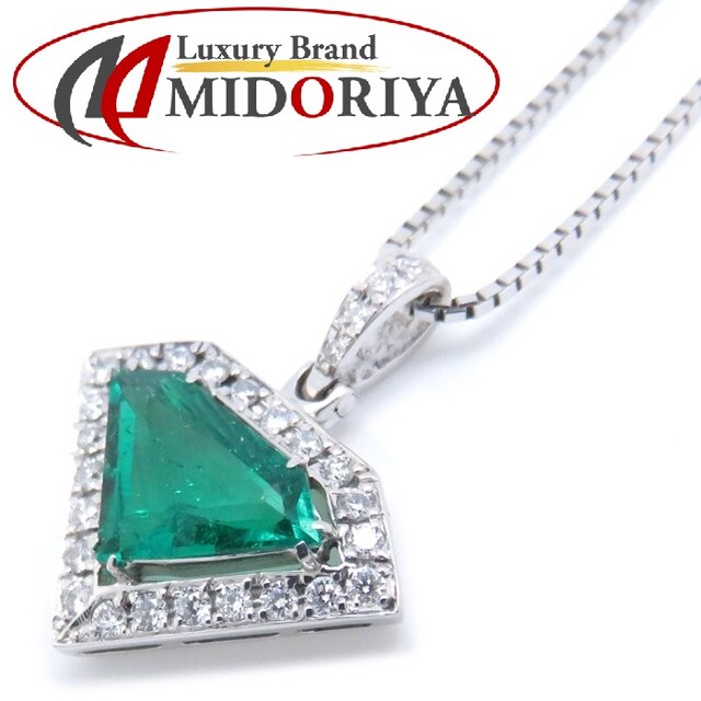 最安値に挑戦】 × Pt900プラチナ ダイヤモンド0.24ct エメラルド0.87ct