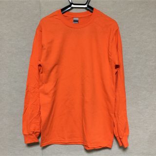 ギルタン(GILDAN)の新品 GILDAN ギルダン 長袖ロンT オレンジ S(Tシャツ/カットソー(七分/長袖))