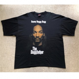 VINTAGE ヴィンテージ 90s Snoop Doggy Dogg Tha Doggfather スヌープドッグTシャツ ブラック