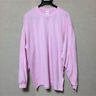 ギルタン(GILDAN)の新品 GILDAN ギルダン 長袖ロンT ライトピンク S(Tシャツ/カットソー(七分/長袖))