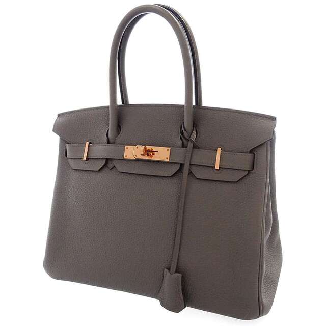 人気TOP Hermes - エルメス バーキン30 エタン/ピンクゴールド金具