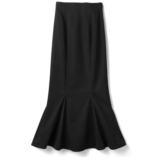 GRL ハイウエストマーメイドツイルスカート [rut850] ブラック L レディースのスカート(ロングスカート)の商品写真
