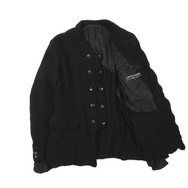 22AW コムデギャルソンオムプリュス ウール縮絨 ジャケット ブラック S