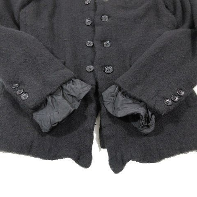 22AW コムデギャルソンオムプリュス ウール縮絨 ジャケット ブラック S