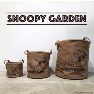 ピーナッツ(PEANUTS)の【新品未開封】スヌーピー  SNOOPY GARDEN  タープバッグ　2個(キャラクターグッズ)