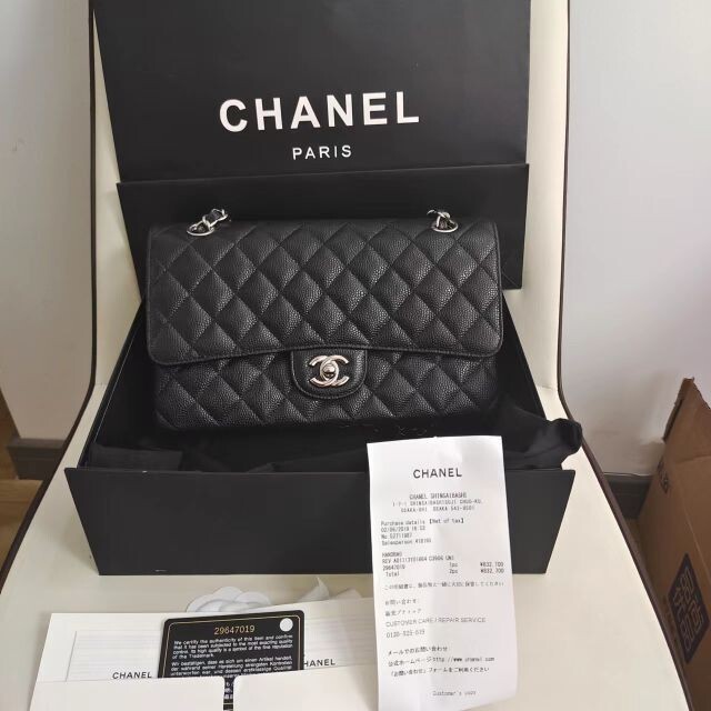 人気ブランド新作豊富 マトラッセ CHANEL - CHANEL 25 シルバー金具 黒
