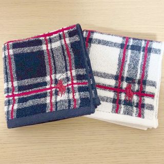 ポロラルフローレン(POLO RALPH LAUREN)の【新品未使用】ラルフローレン タオルハンカチ【送料込】(ハンカチ/ポケットチーフ)