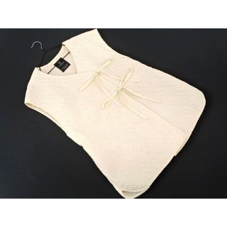 ダブルクローゼット(w closet)のw closet ダブルクローゼット キルティング ベスト sizeF/オフホワイト ◇■ レディース(ベスト/ジレ)