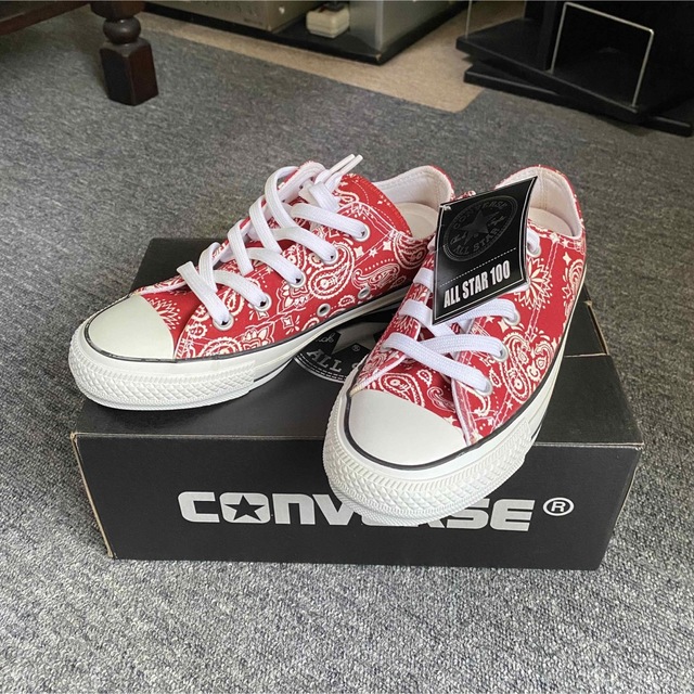 CONVERSE - 新品【 Converse 】ALLSTAR 100 BANDANA ペイズリー柄の ...