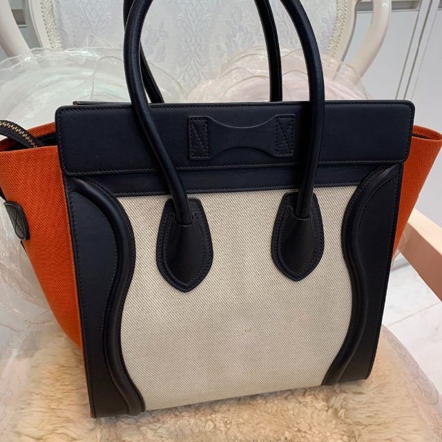 ☆美品☆CELINE セリーヌ ラゲージ マイクロショッパー マルチカラー