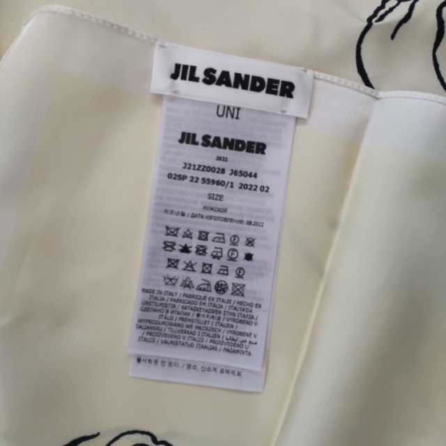 Jil Sander(ジルサンダー)のジルサンダー　スカーフ　ノベルティ レディースのファッション小物(ストール/パシュミナ)の商品写真