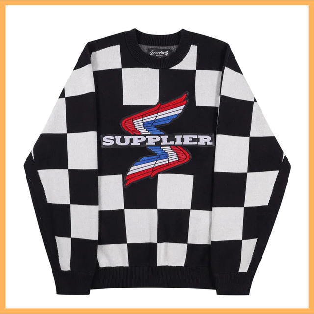 新品未使用SUPPLIER  Studs CREWNECK　L