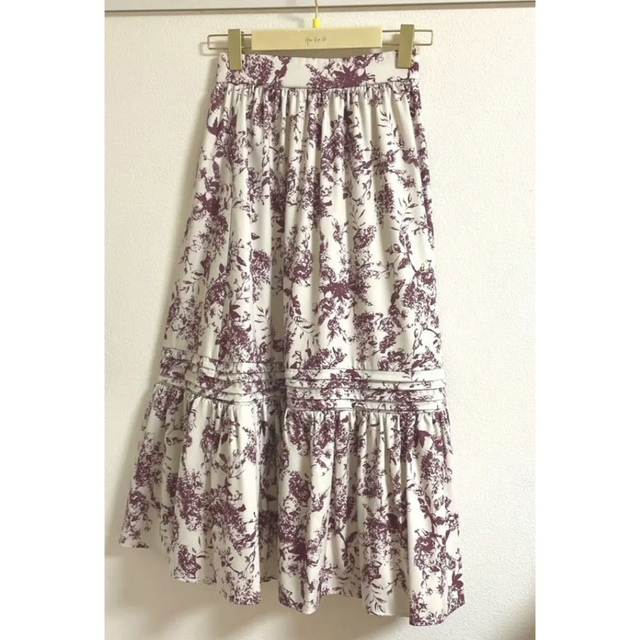 Autumn Botanical Printed Skirt