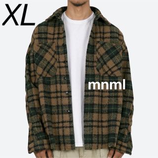 ミニマル(mnml)の【日本未入荷】カニエウエスト着用同等 mnml フランネルシャツ 希少XLサイズ(シャツ)