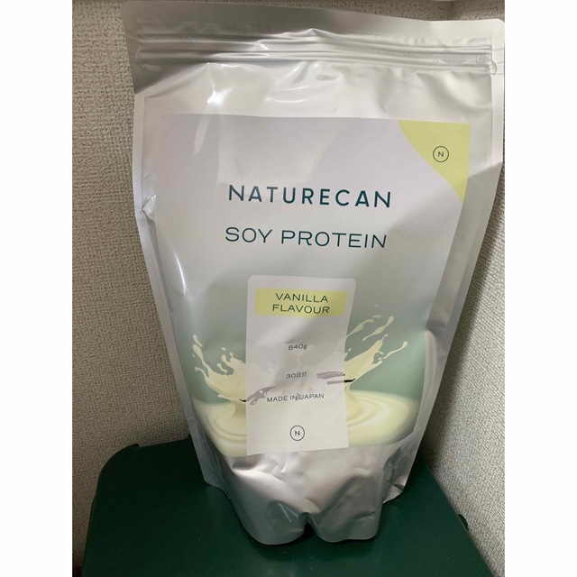 SAVAS(ザバス)の【値下げ】naturecan バニラソイプロテイン 食品/飲料/酒の健康食品(プロテイン)の商品写真