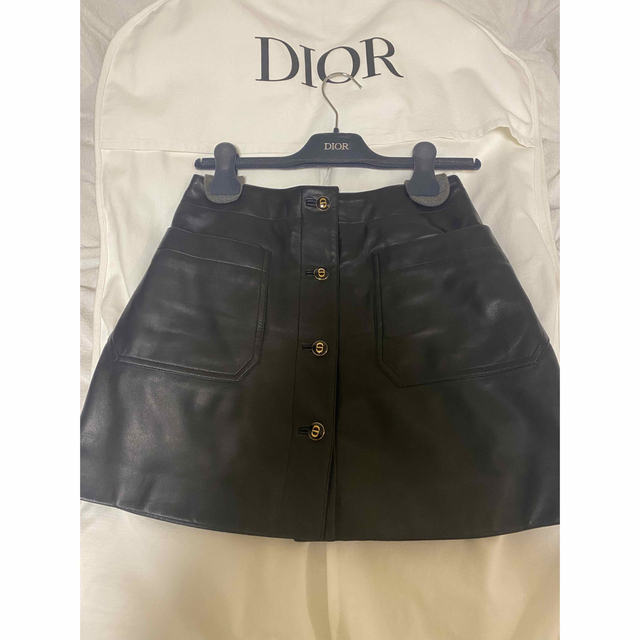 正規品Dior★レア！レザーミニスカート