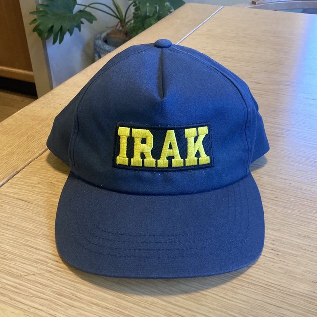 IRAK BOX LOGO CAP NAVY