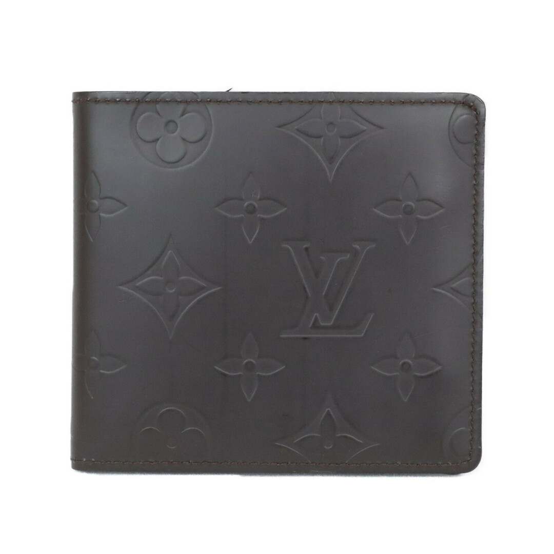 LOUIS VUITTON　ルイヴィトン　ポルトフォイユ・コンパクト　M66490　二つ折り財布　折りたたみ財布　ウォレット　モノグラムグラセ　ダークブラウン系　レディース　メンズ　ユニセックス　ギフト　プレゼント包装可松前R56号店