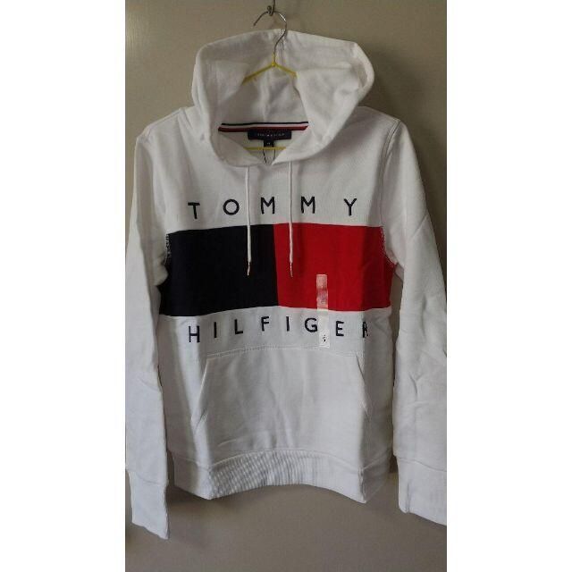 TOMMY HILFIGER - TOMMY HILFIGER トミー パーカー 白 S レディース