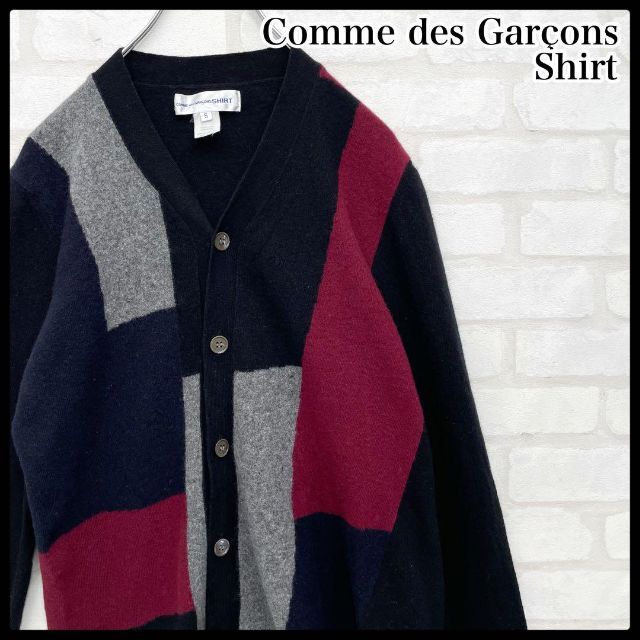 【イタリア製】COMME des GARÇONS SHIRT ウールカーディガンひなの古着屋