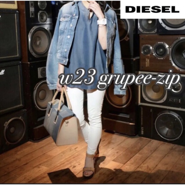 DIESEL(ディーゼル)のw23◆匿名配送♢DIESEL◆ホワイトデニム ストレッチ◎ レディースのパンツ(デニム/ジーンズ)の商品写真