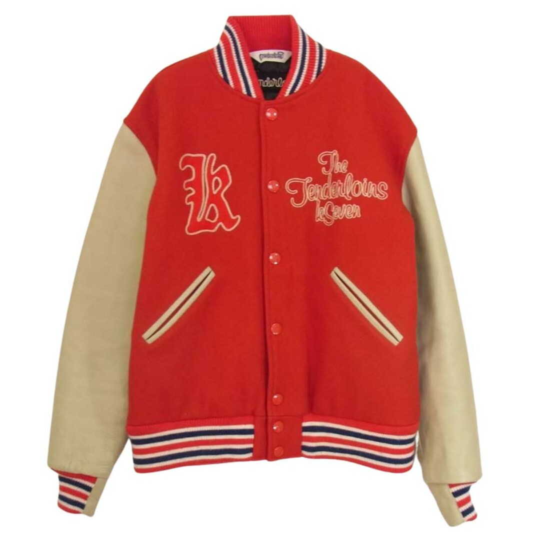 TENDERLOIN テンダーロイン T-BASEBALL JKT ベースボール ジャケット スタジャン レッド系 S