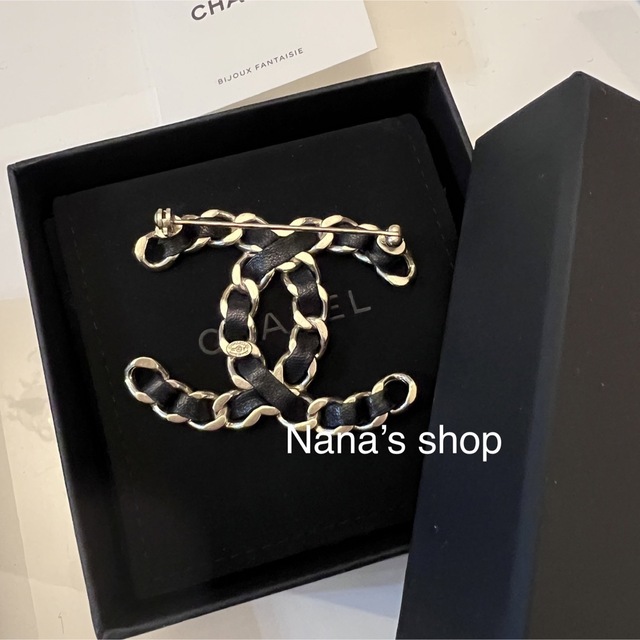 CHANEL シャネルcc logo ブローチ - ブローチ/コサージュ