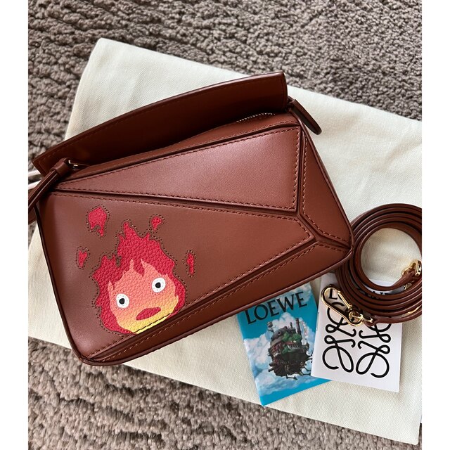 LOEWE ロエベ ハウルの動く城 カルシファー　パズルバッグ ミニ