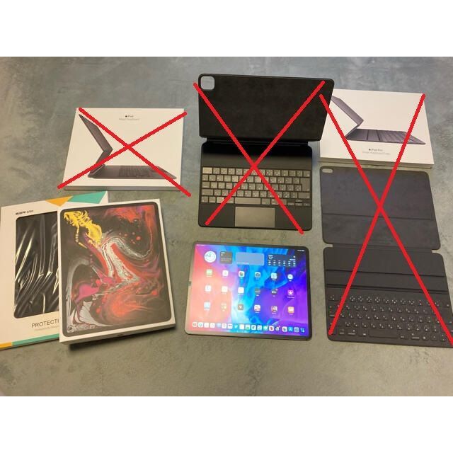 Apple(アップル)のau iPadPro12.9 256GB第3世代 ケース付き スマホ/家電/カメラのPC/タブレット(タブレット)の商品写真