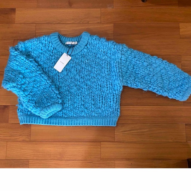 moussy - 新品・未使用☆moussy VOLUME KNIT プルオーバー ニットの ...