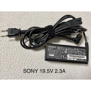 ソニー(SONY)の☆送料込☆中古純正SONYソニーACアダプター19.5V 2.3A(PC周辺機器)