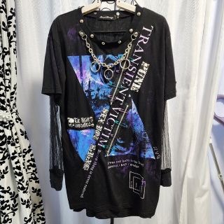 セックスポットリベンジ(SEX POT ReVeNGe)のSEX POT ReVeNGe　カスタム一点ものカットソー(カットソー(長袖/七分))