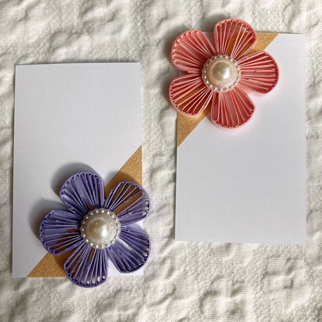 お花　メッセージカード　二枚セット