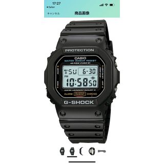 ジーショック(G-SHOCK)のカシオ G-SHOCK ブラック×ブルー GW-M5610BA-1JFb(腕時計(デジタル))