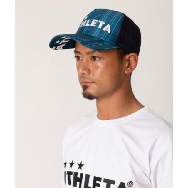 ATHLETA(アスレタ)のジュニアATHLETAアスレタメッシュキャップ05282J子供帽子ネイビー新品 スポーツ/アウトドアのサッカー/フットサル(その他)の商品写真