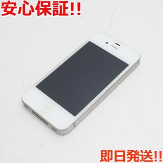 アップル(Apple)の美品 iPhone4S 16GB ホワイト 白ロム(スマートフォン本体)