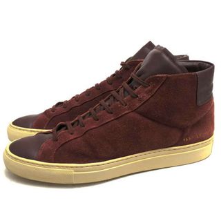 コモンプロジェクト(COMMON PROJECTS)のコモンプロジェクト／COMMON PROJECTS シューズ スニーカー 靴 ハイカット メンズ 男性 男性用スエード スウェード レザー 革 本革 レッド ブラウン 赤 茶  1657 VINTAGE HIGH OXBLOOD(スニーカー)