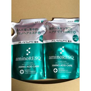 アミノレスキュー(aminoRESQ（AQUA NOA）)のアクアノア＊アミノレスキューシャンプー&トリートメント詰替＊モイストダメージケア(シャンプー/コンディショナーセット)