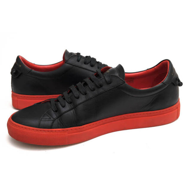 ジバンシー／GIVENCHY シューズ スニーカー 靴 ローカット メンズ 男性 男性用レザー 革 本革 ブラック 黒 Urban Street  Low-top Sneakers