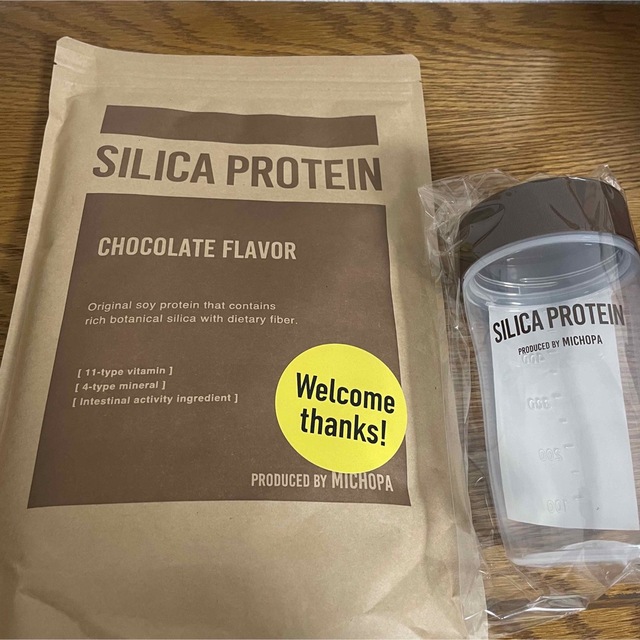 SILICA PROTEIN シリカプロテイン シェイカーボトル 食品/飲料/酒の健康食品(プロテイン)の商品写真