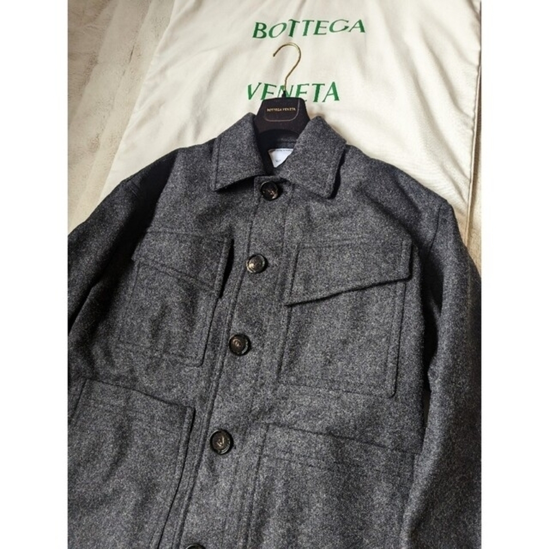 Bottega Veneta(ボッテガヴェネタ)の至極美品　21/22AW　ボッテガ・ヴェネタ　オーバーサイズ　ジャケット　コート メンズのジャケット/アウター(ブルゾン)の商品写真