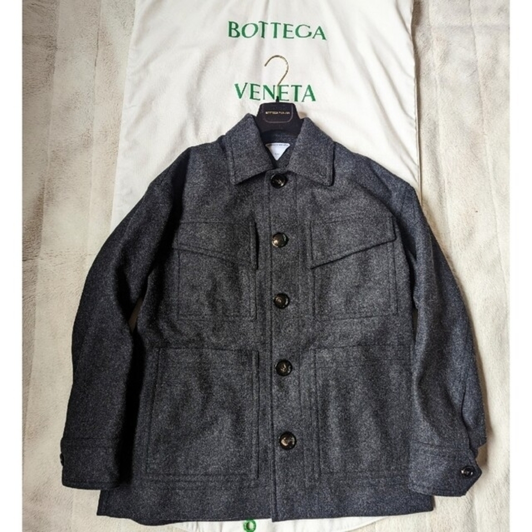 Bottega Veneta(ボッテガヴェネタ)の至極美品　21/22AW　ボッテガ・ヴェネタ　オーバーサイズ　ジャケット　コート メンズのジャケット/アウター(ブルゾン)の商品写真